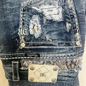 Miss Me Women's Distressed Blue Jeans